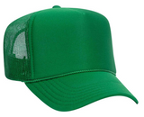 Custom Foam Front 5 Panel High Crown Mesh Back Trucker Hat (Sublimation)