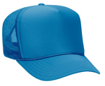 Custom Foam Front 5 Panel High Crown Mesh Back Trucker Hat (Sublimation)