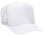 Custom Foam Front 5 Panel High Crown Mesh Back Trucker Hat (Sublimation)