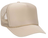 Custom Foam Front 5 Panel High Crown Mesh Back Trucker Hat (Direct-To-Film)