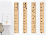 Hanging Wooden Height Growth Chart