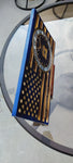 Personalized US Air Force Seal Wood Flag