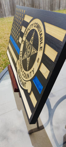 Thin Blue Line - Wood Cutting Board – ThinBlueLineHeroes