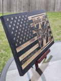 Personalized Marne Air Wood Flag