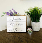 Custom Book Stack Blocks