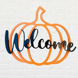 Pumpkin Welcome Sign