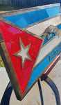 Cuban Wood Flag